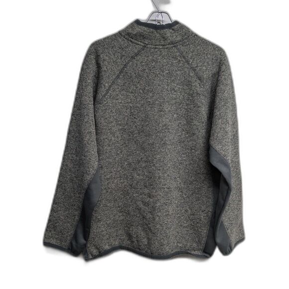 Beverly Hills Polo Club Sweater Men X-Large Fleece Quarter Zip Pullover Gray XL - Picture 2 of 9